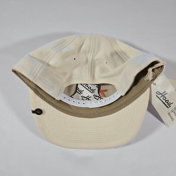 TEXAS Flat Bill Adjustable Snap Back Hat NWT White White Orange Longhorns UT - Picture 5 of 7